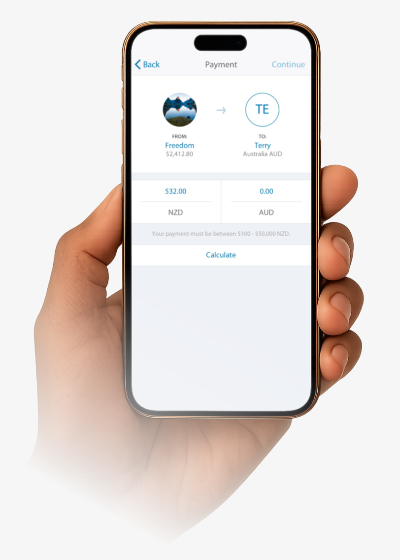 ANZ goMoney Mobile Banking App - New Zealand Banking App Interface Screenshot