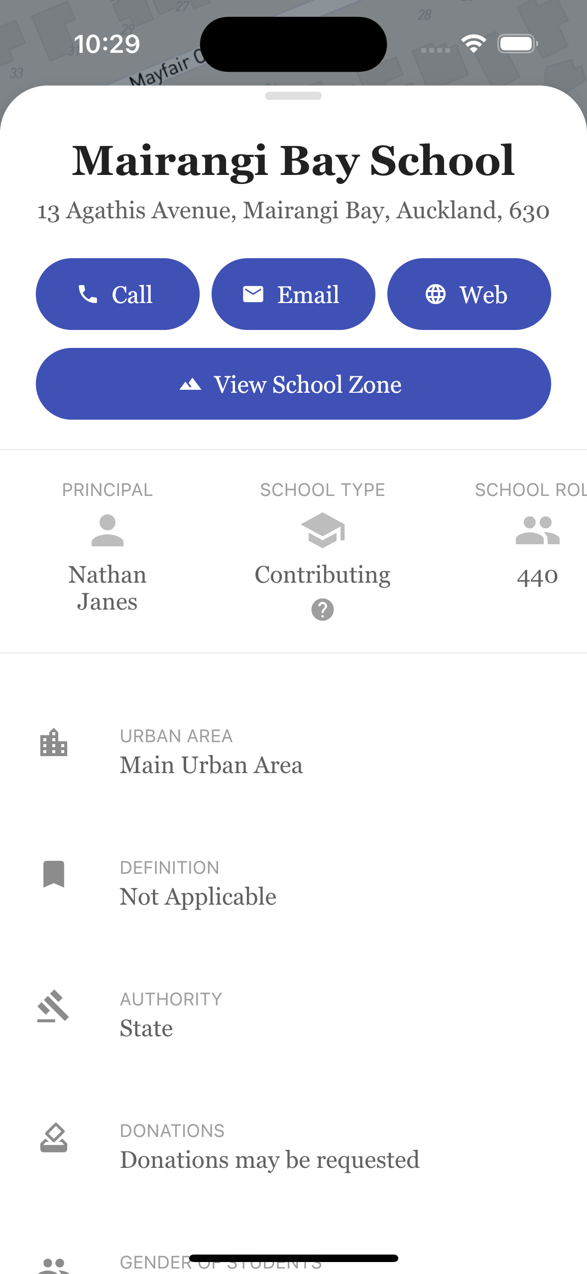 Detailed School Information